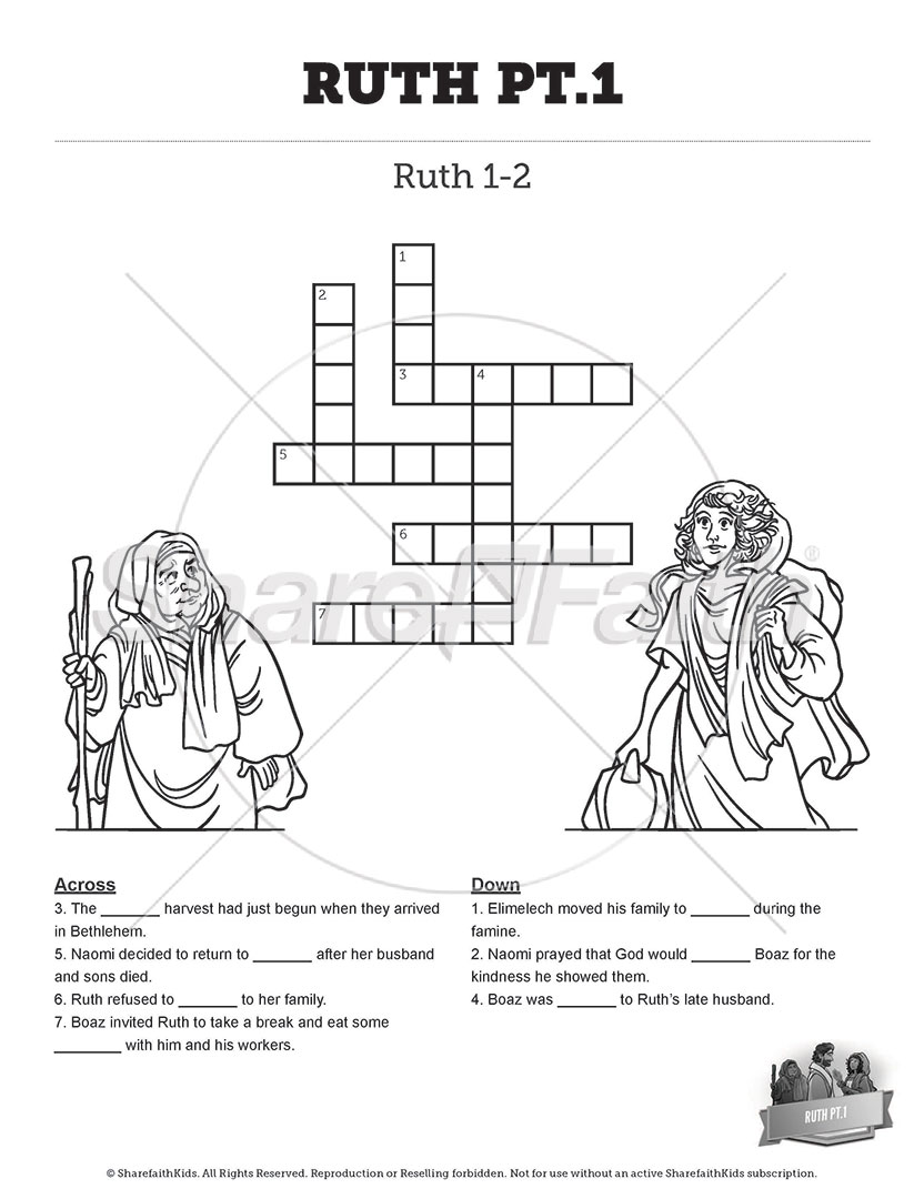 ShareFaith Media Ruth pt 1: Crossword ShareFaith Media ShareFaith Media Ruth pt 1: Crossword ShareFaith Media