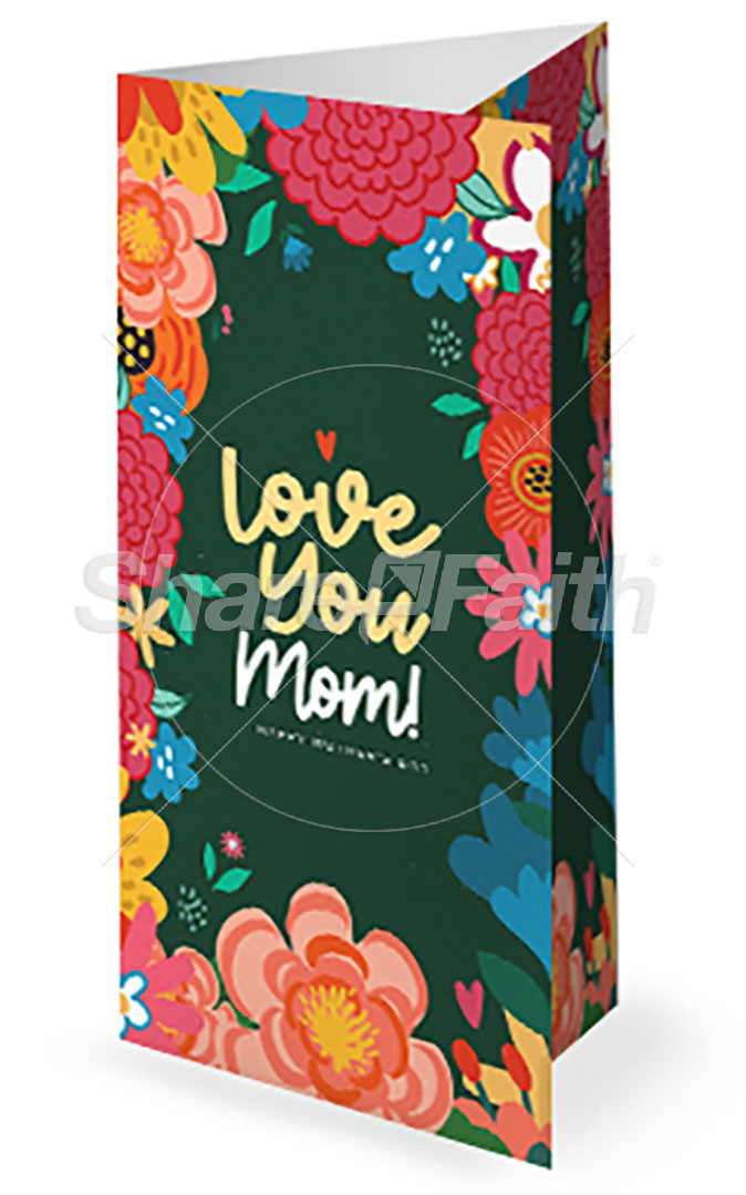 Love You Mom: Trifold Bulletin Cover