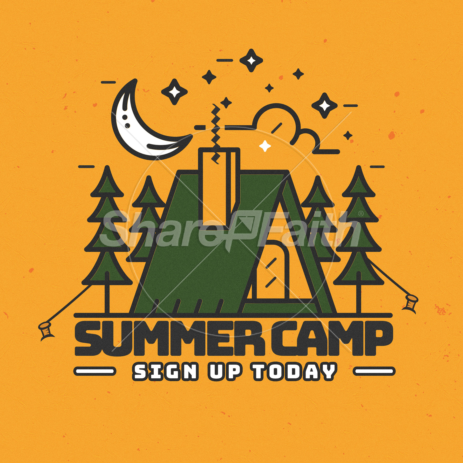 Summer Camp: Social Media Graphics