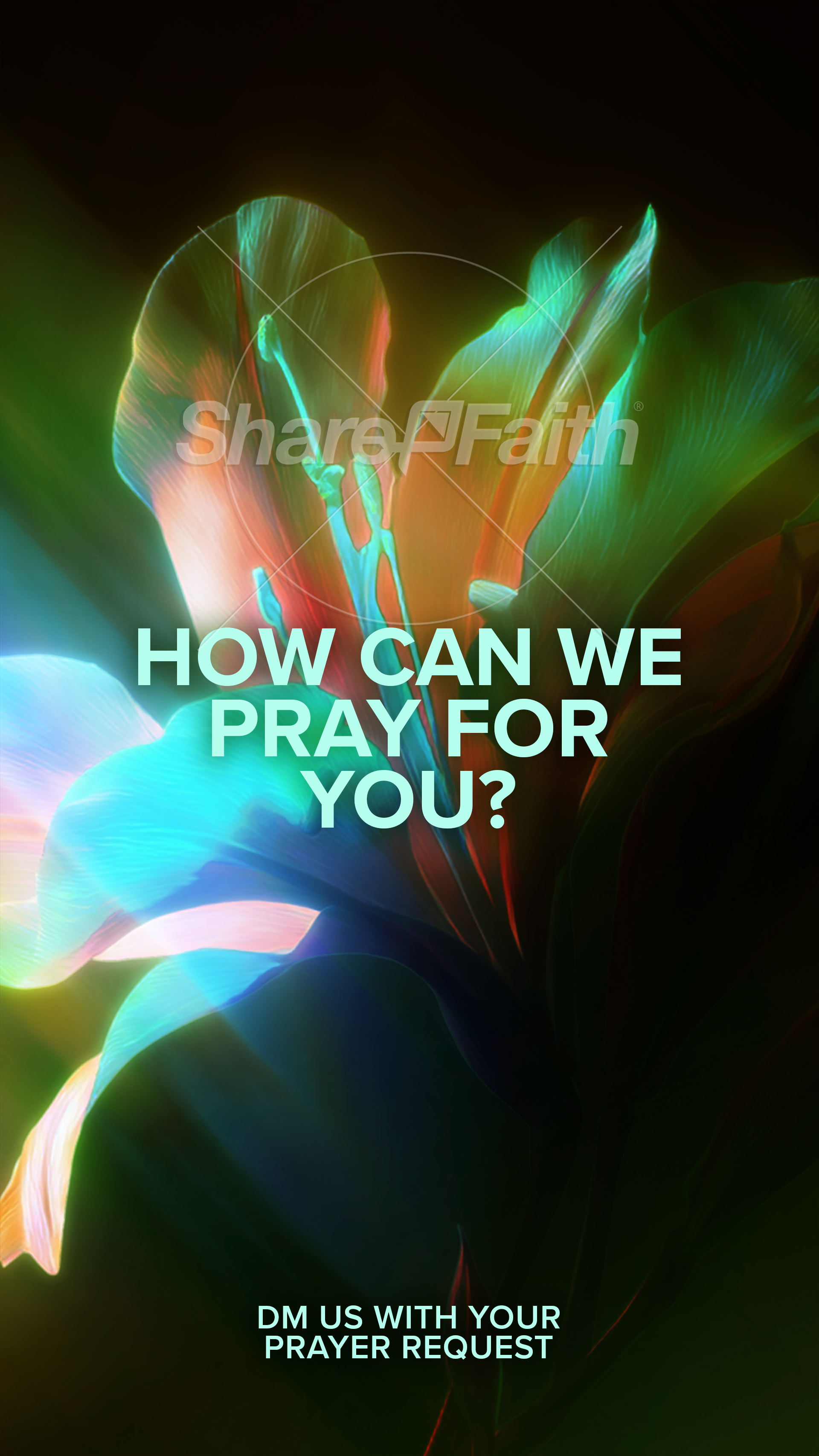 Flourish Neon Flower – Prayer: Social Story