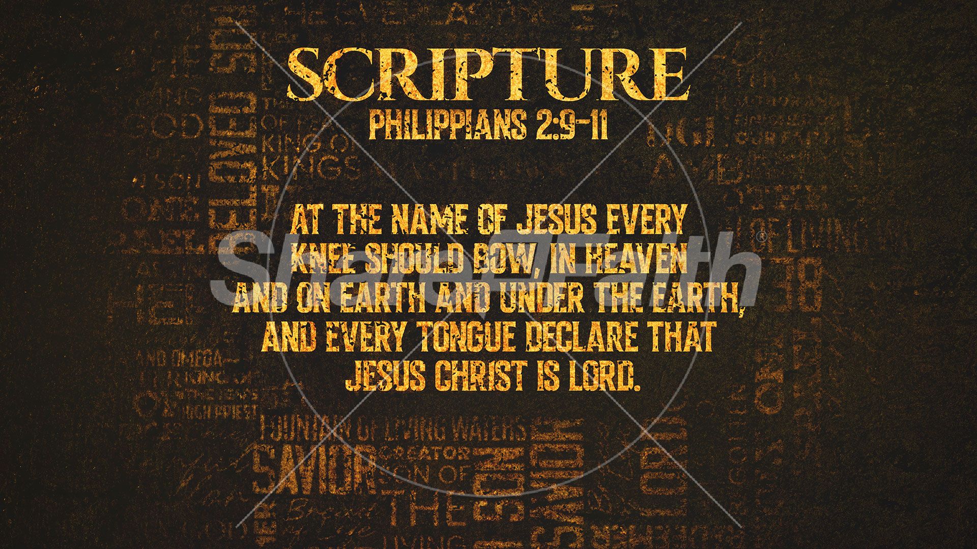 Jesus Name Above All Names: Title Graphics
