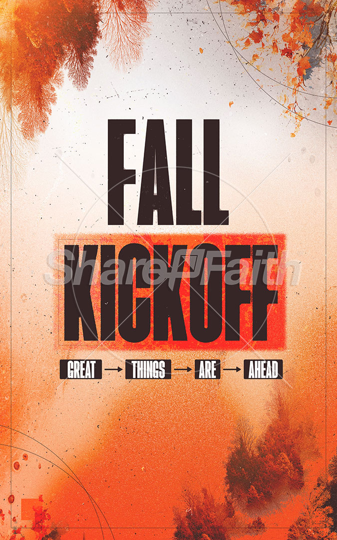 Fall Kickoff: Bifold Bulletin Cover