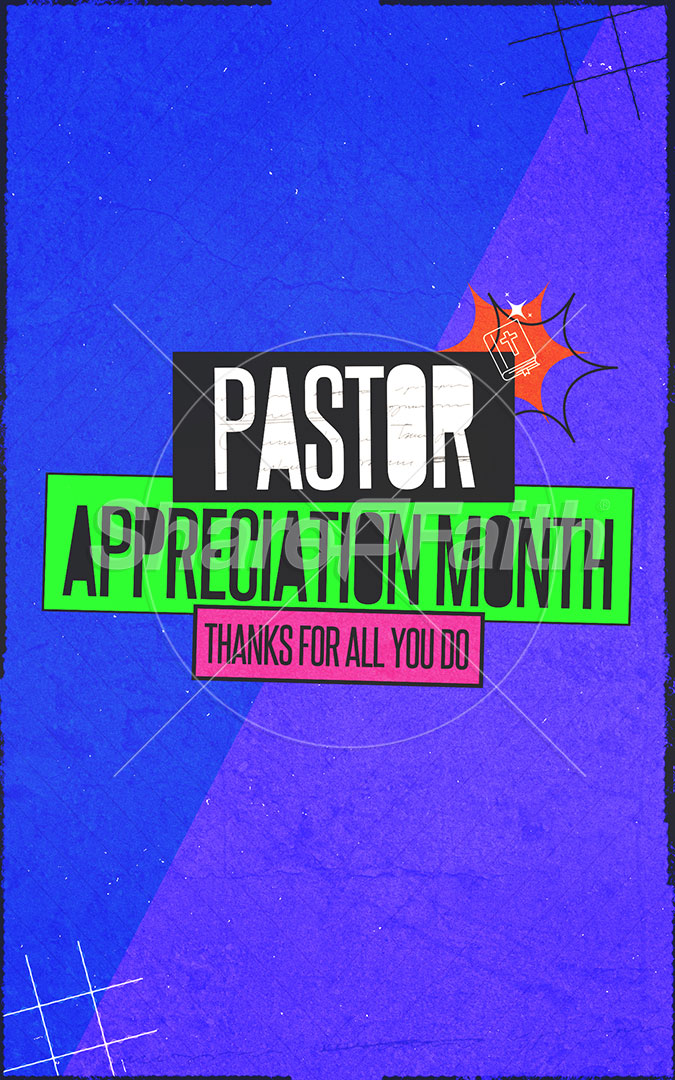 Pastor Appreciation Month: Bifold Bulletin Cover