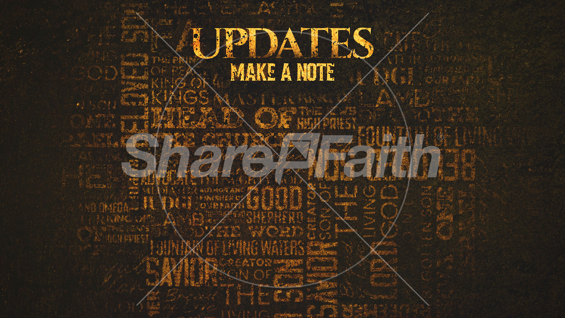 Jesus Name Above All Names: Title Graphics