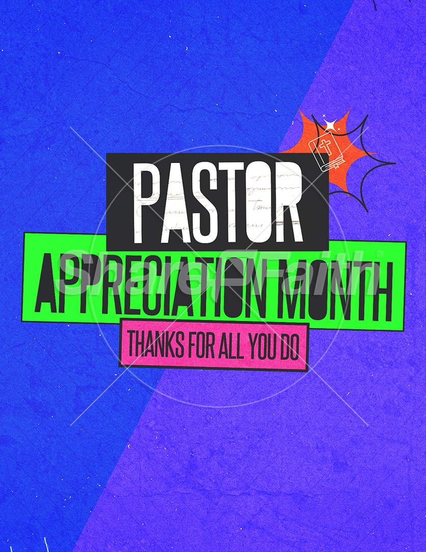 Pastor Appreciation Month: Flyer