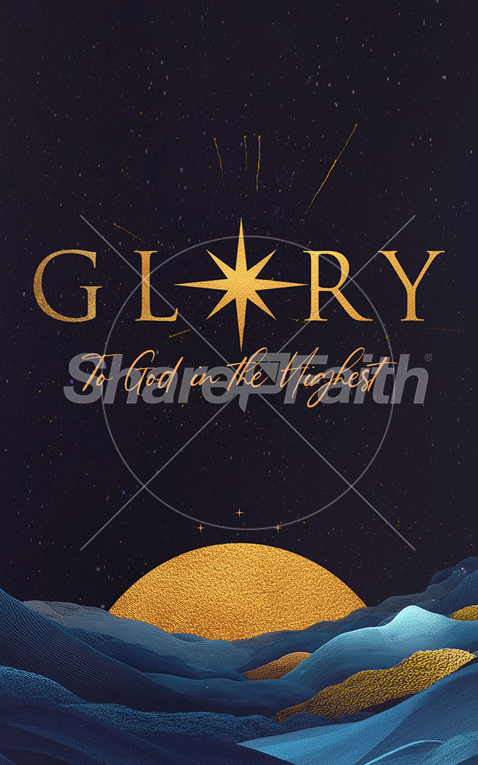 Glory: Bifold Bulletin Cover
