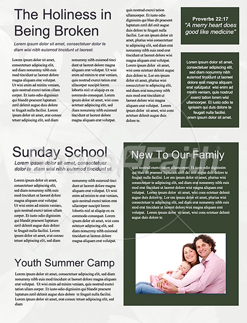 New Life in Christ: Newsletter