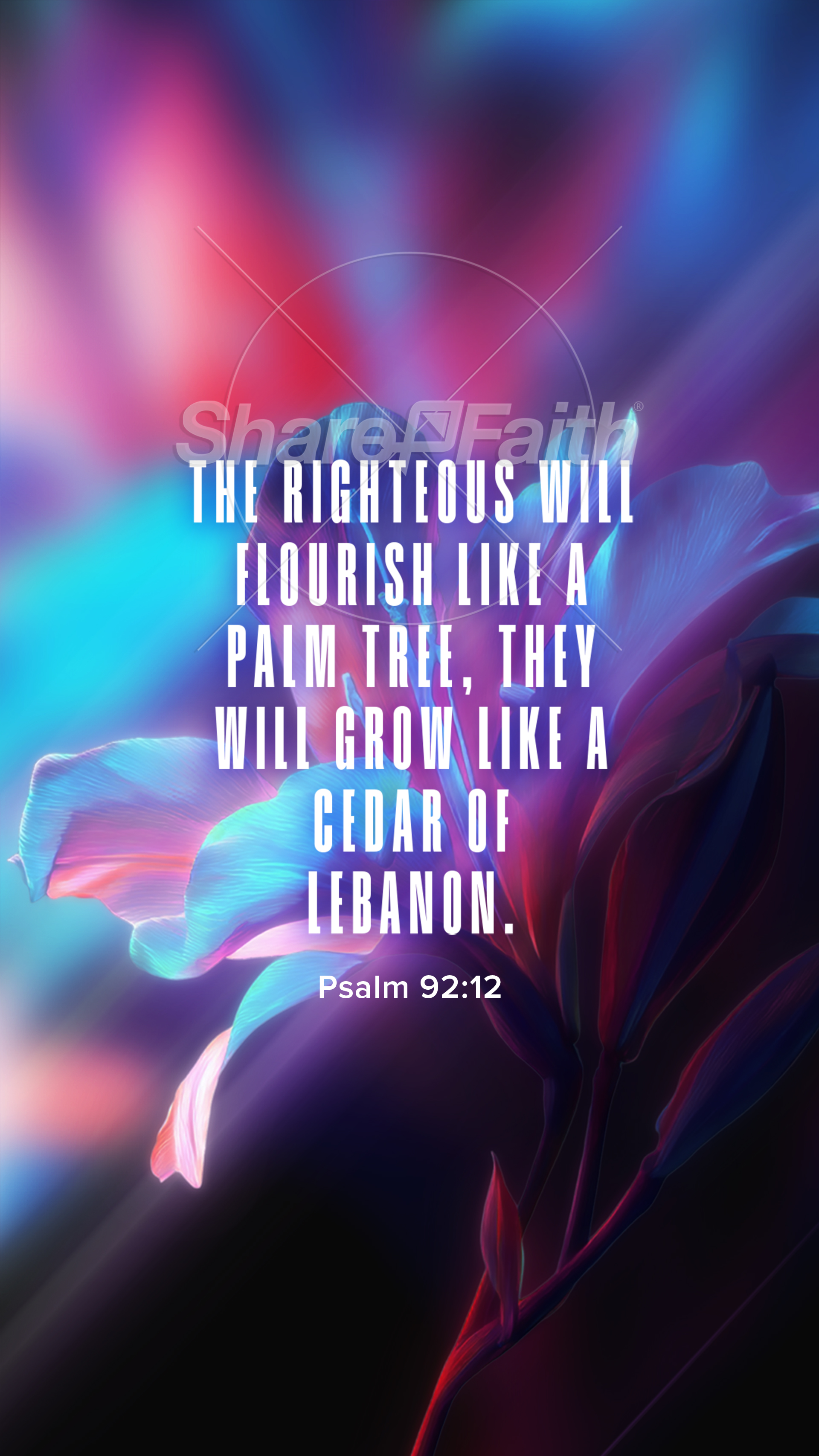 Flourish Neon Flower – Scripture 3: Social Story