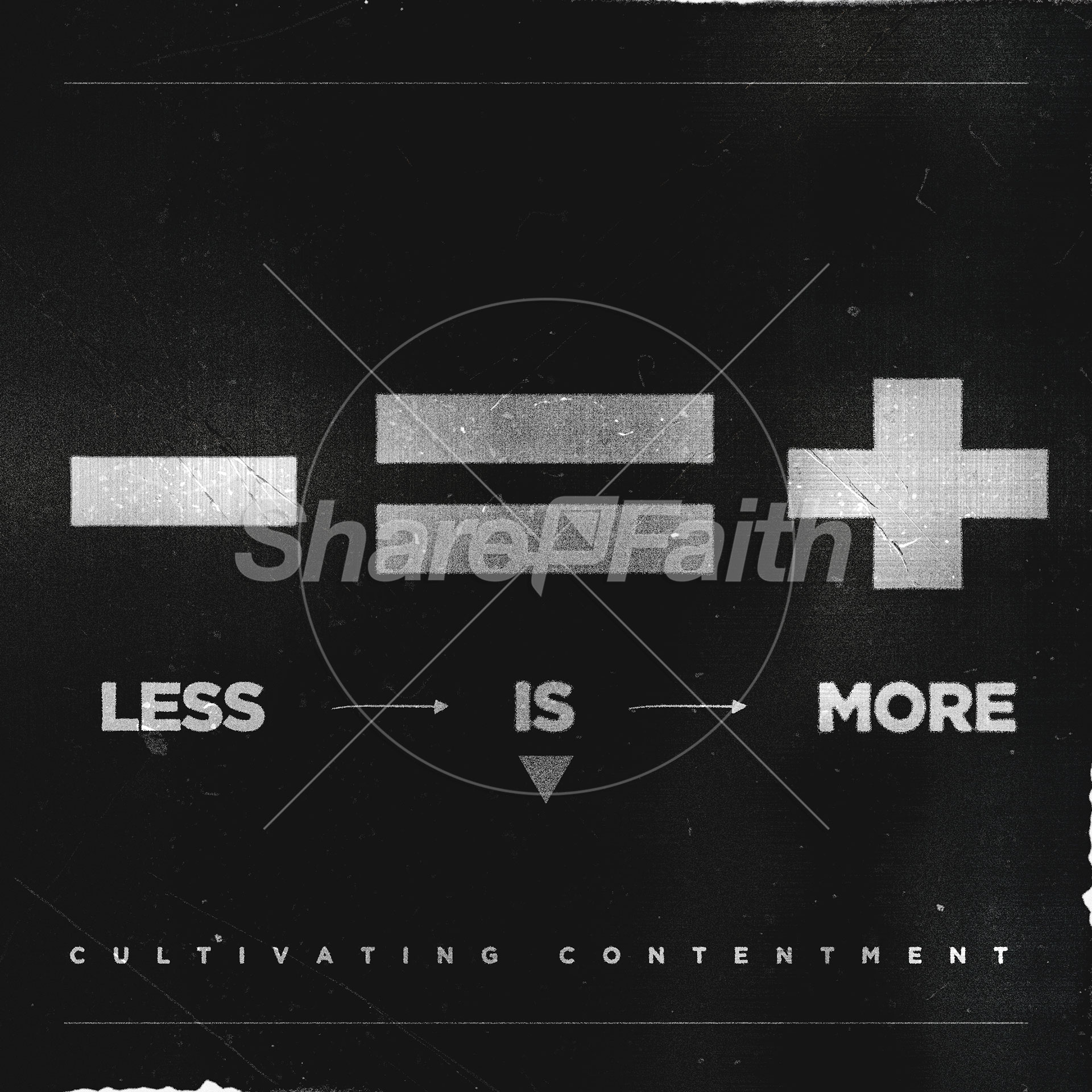 Less Is More: Social Media Graphic