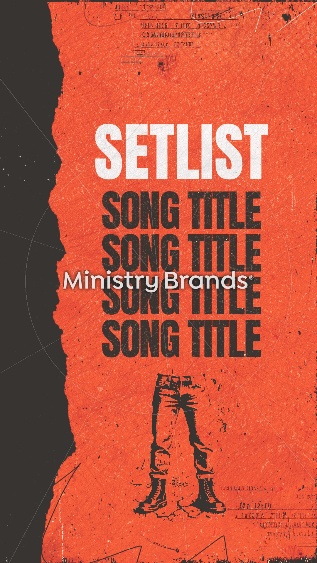 Stand Firm Orange Grunge – Social Story Setlist: Social Story