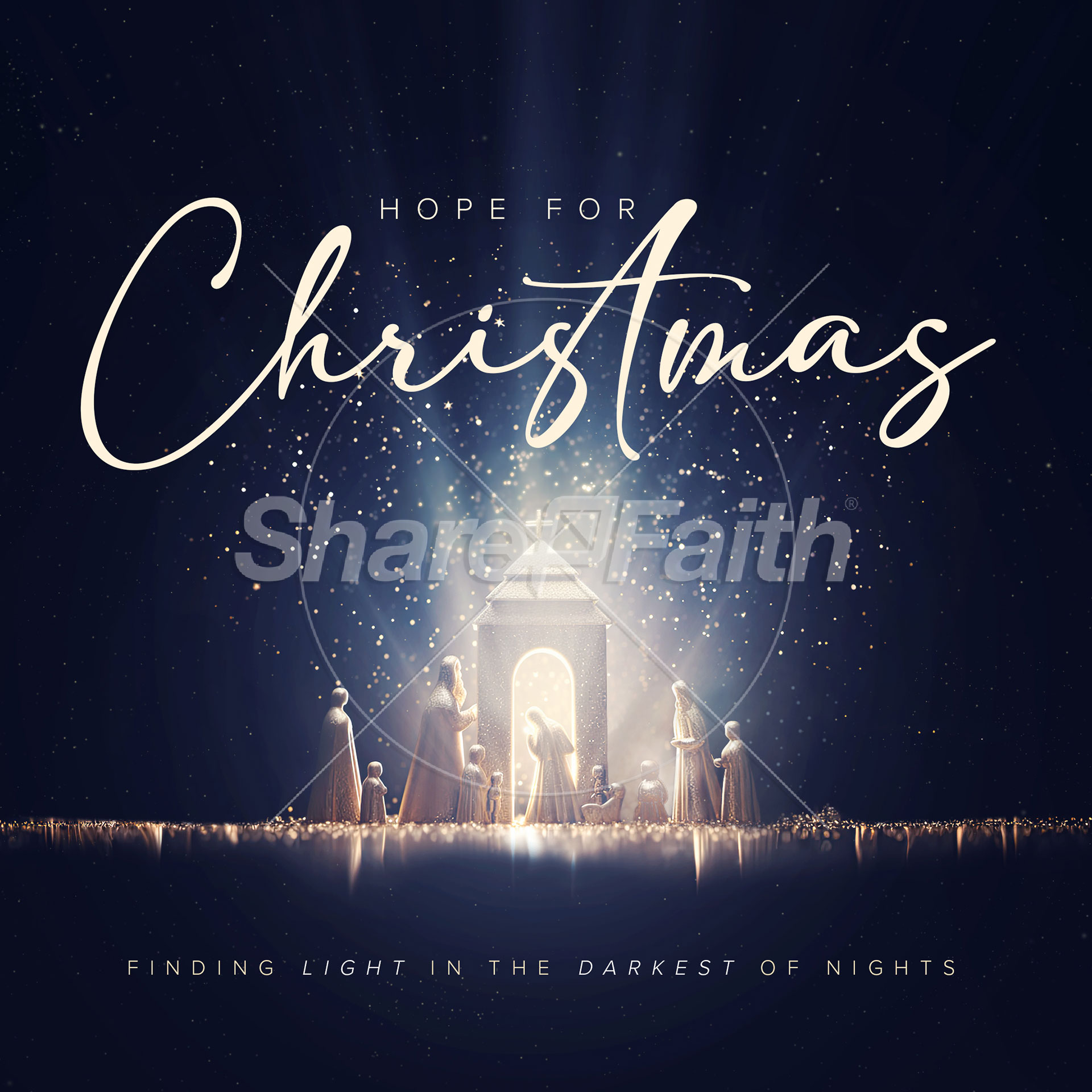 Hope for Christmas: Social Media Graphics