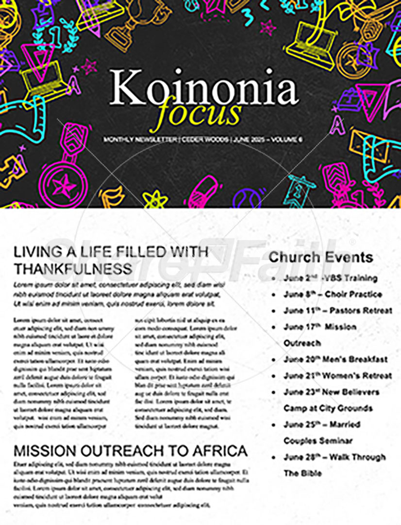 Grad Sunday: Newsletter