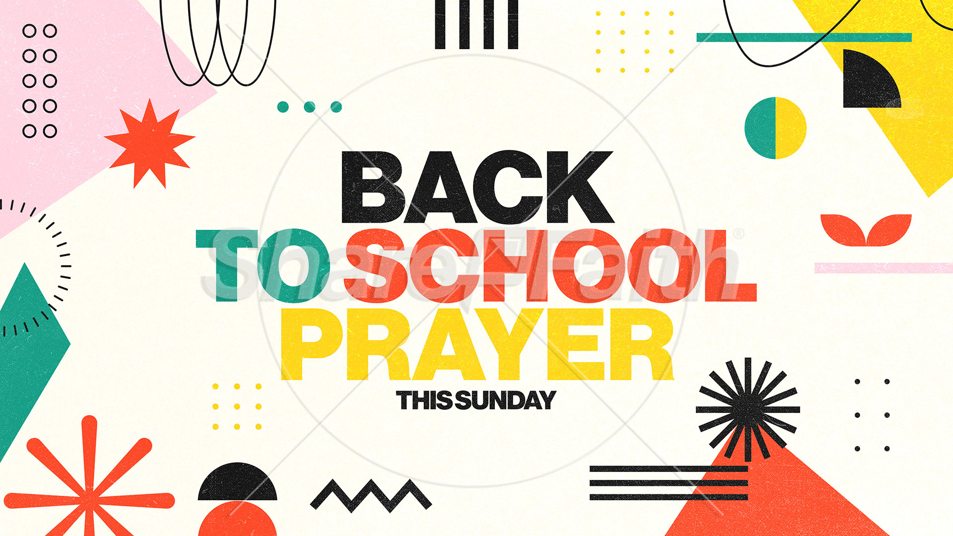 Back To School Prayer: Title Graphic