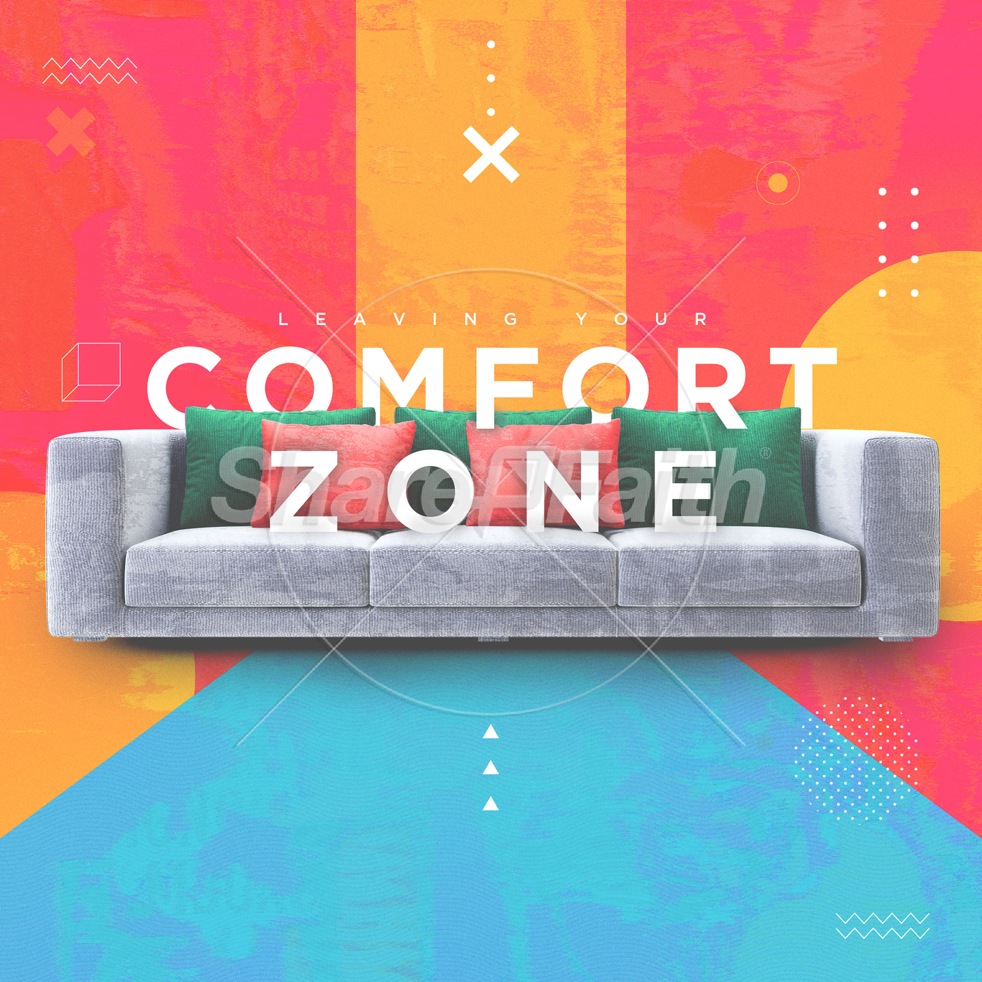 Comfort Zone: Social Media Graphics