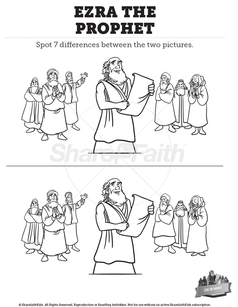 Ezra The Prophet: Spot the Difference