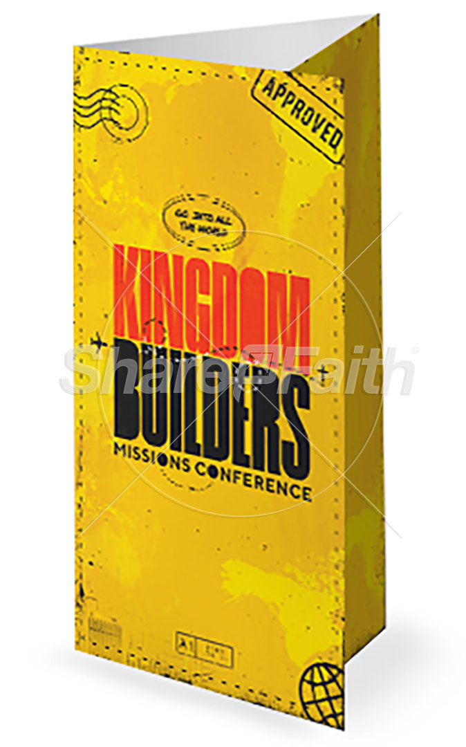 Kingdom Builders: Trifold Bulletin Cover