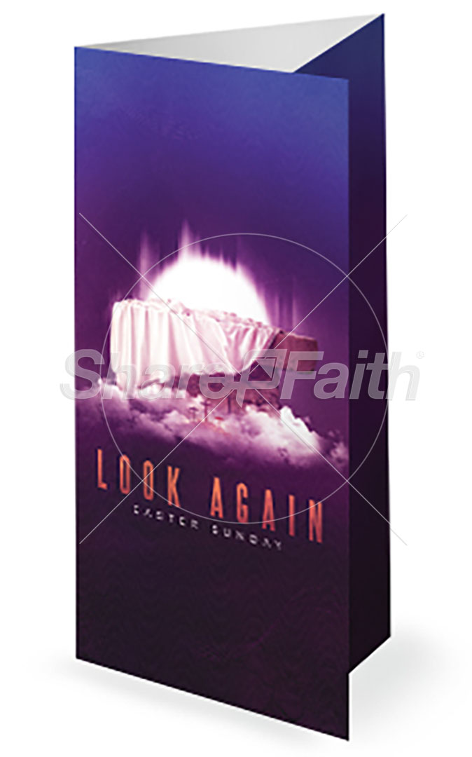 Look Again: Trifold Bulletin Cover