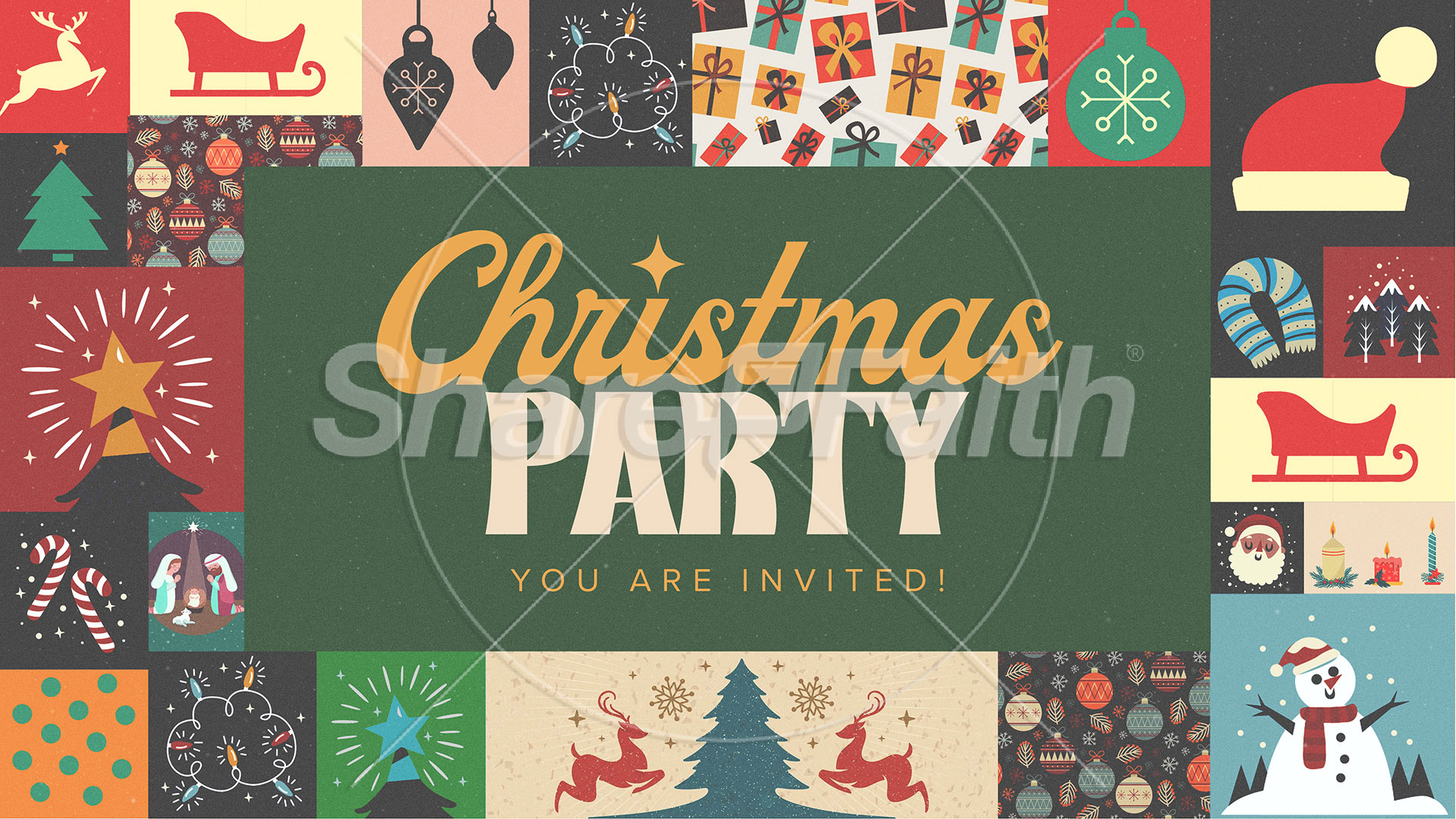 Christmas Party: Social Media Graphics