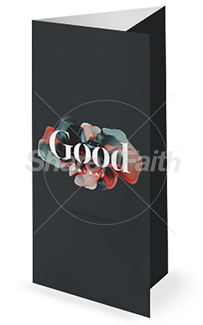 Good Friday Swirl: Trifold Bulletin Cover
