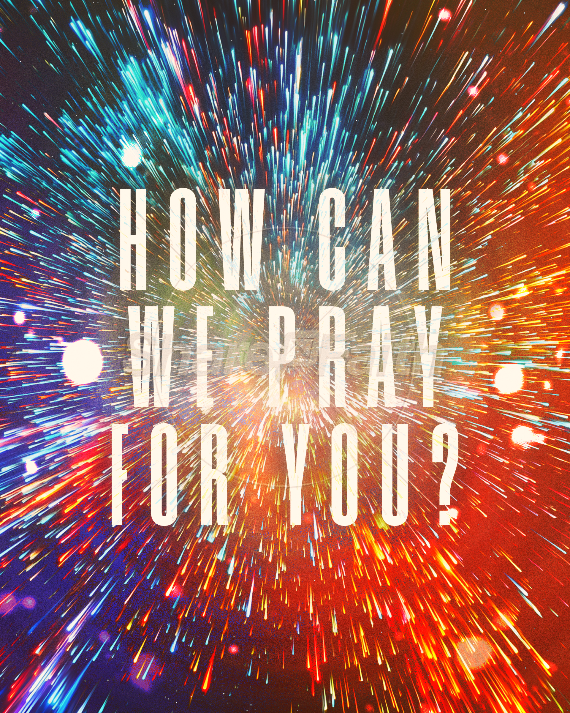 Easter At Your Church – Bright Vortex How Can We Pray: Social Post