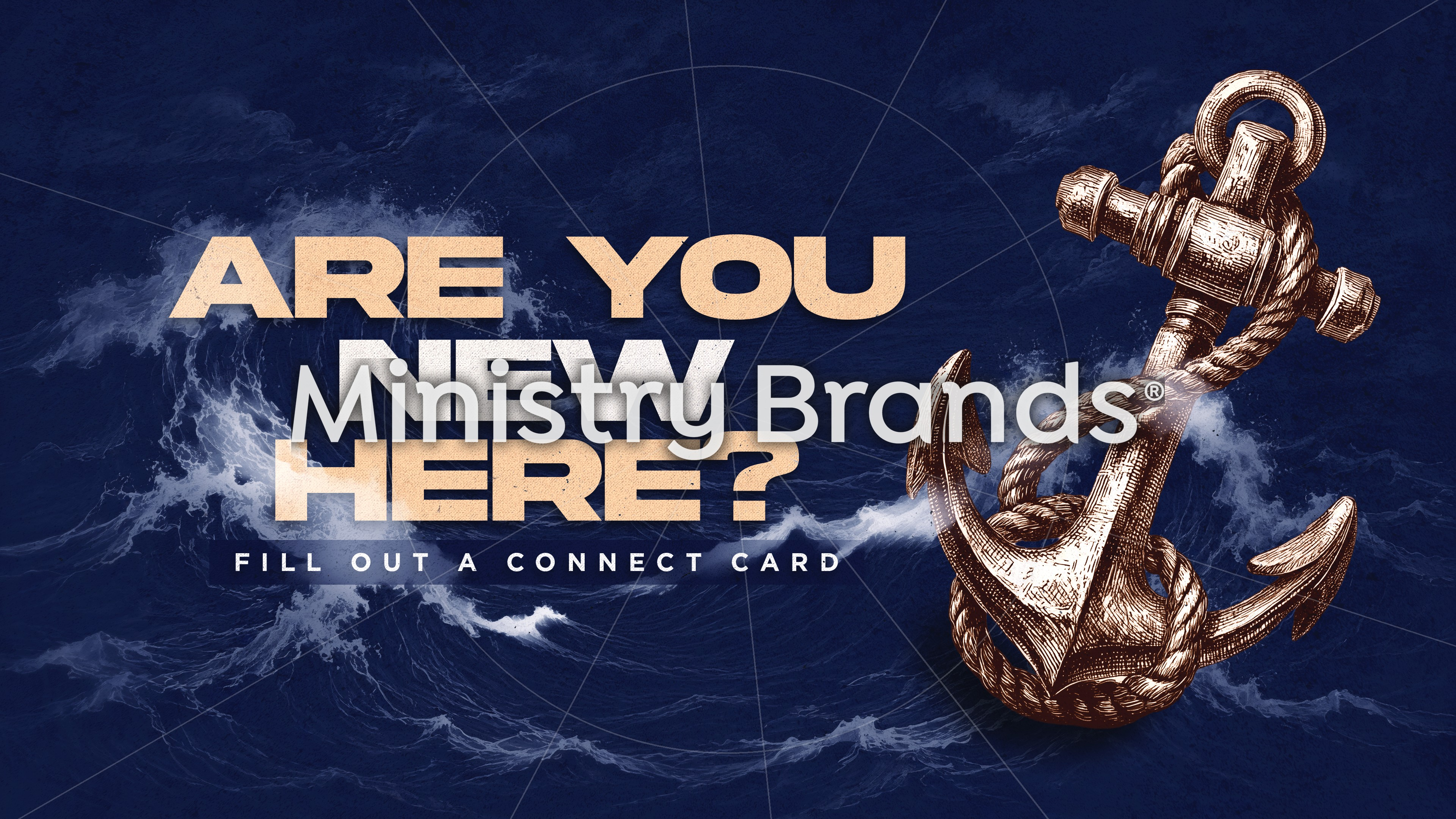 Anchor Ocean Waves – First Time Guest: Title Graphics
