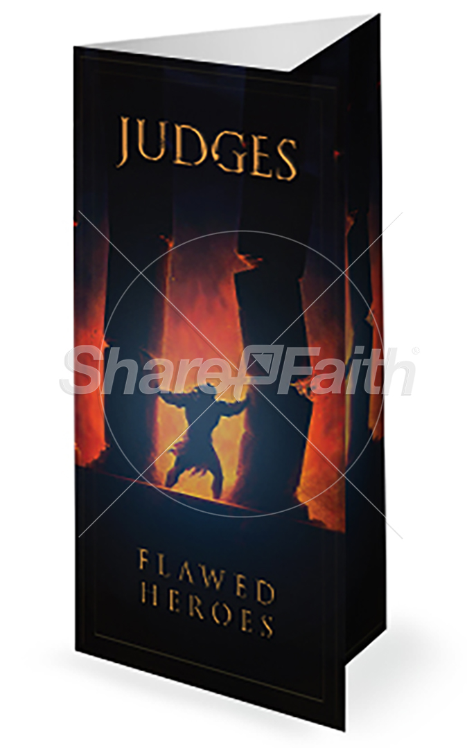 Judges – Flawed Heroes: Trifold Bulletin Cover