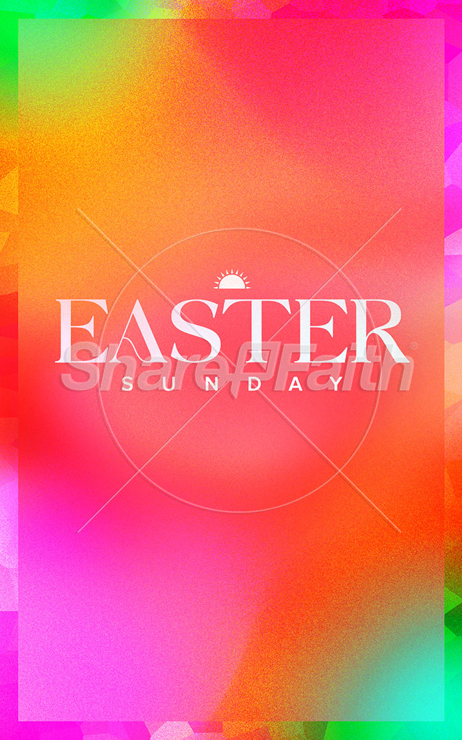 Easter Sunday: Bifold Bulletin Cover