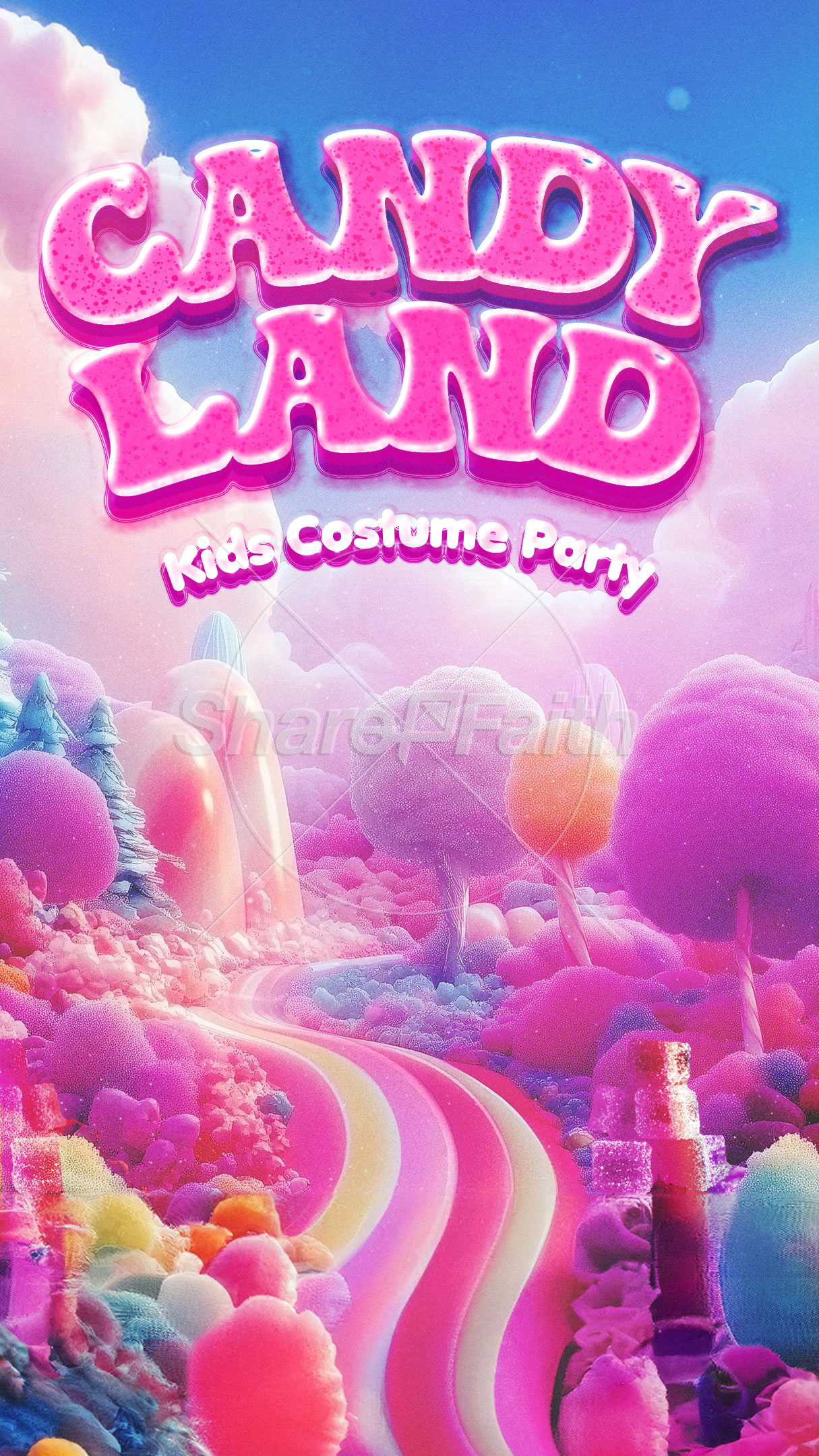 Candy Land: Social Media Graphic