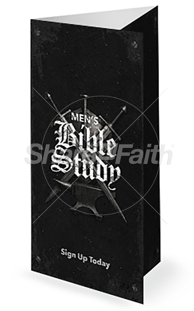 Men’s Bible Study: Trifold Bulletin Cover