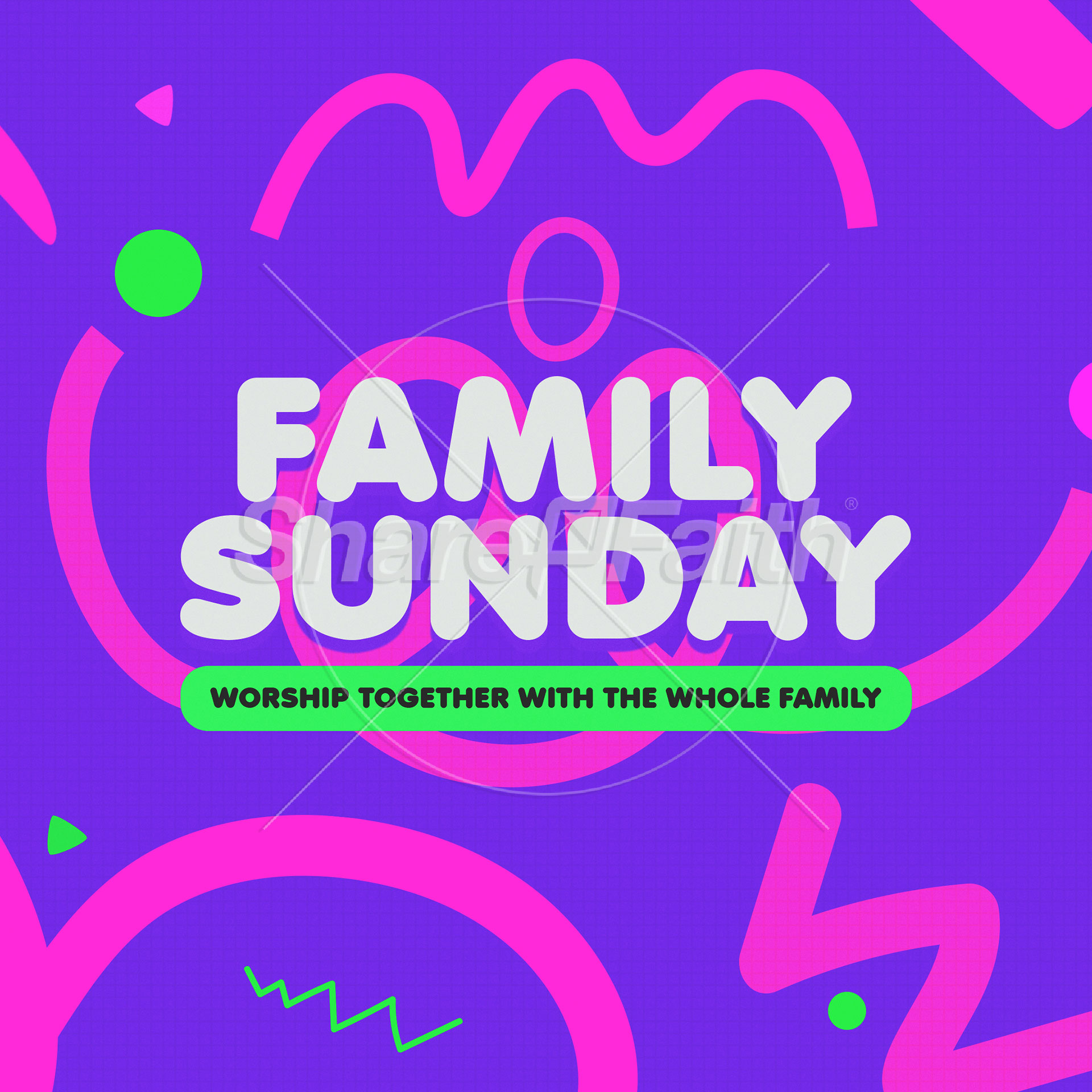 Family Sunday: Social Media Graphics