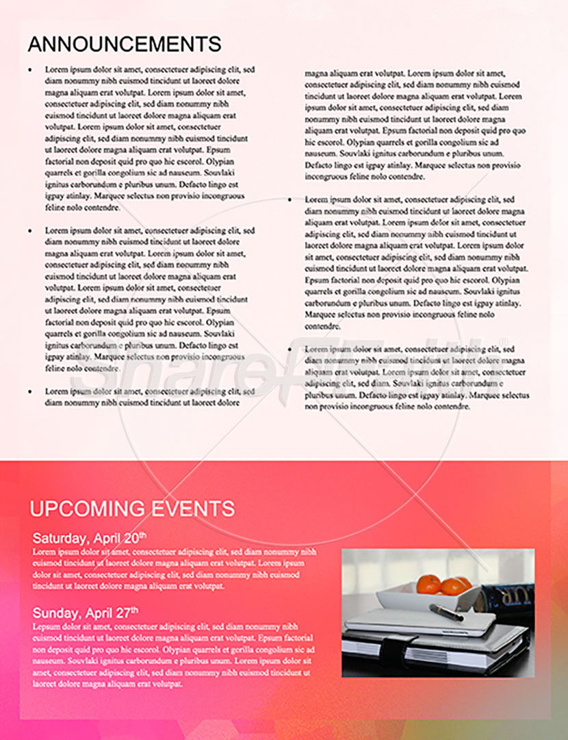 Easter Sunday: Newsletter