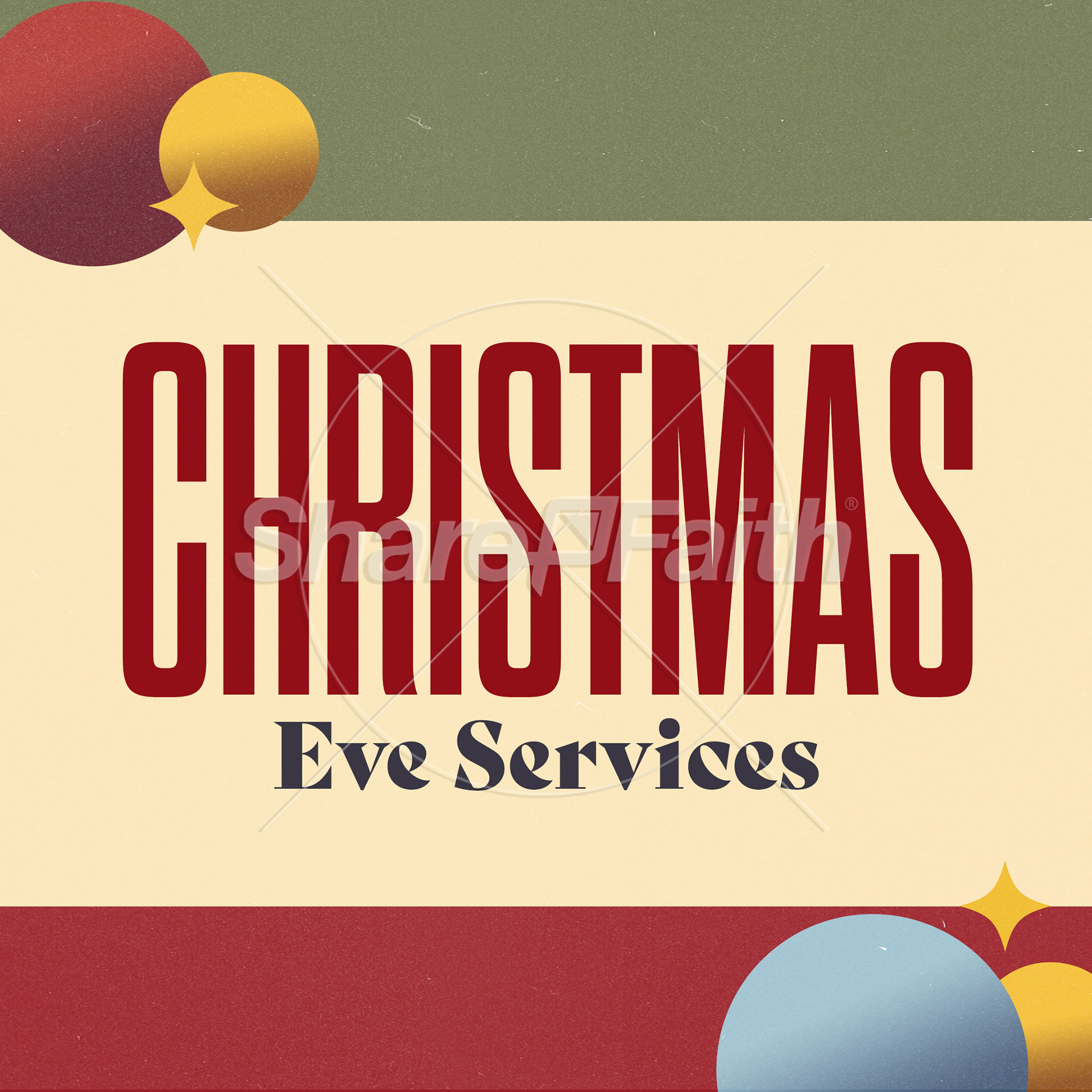 Simple Christmas Eve: Social Media Graphics