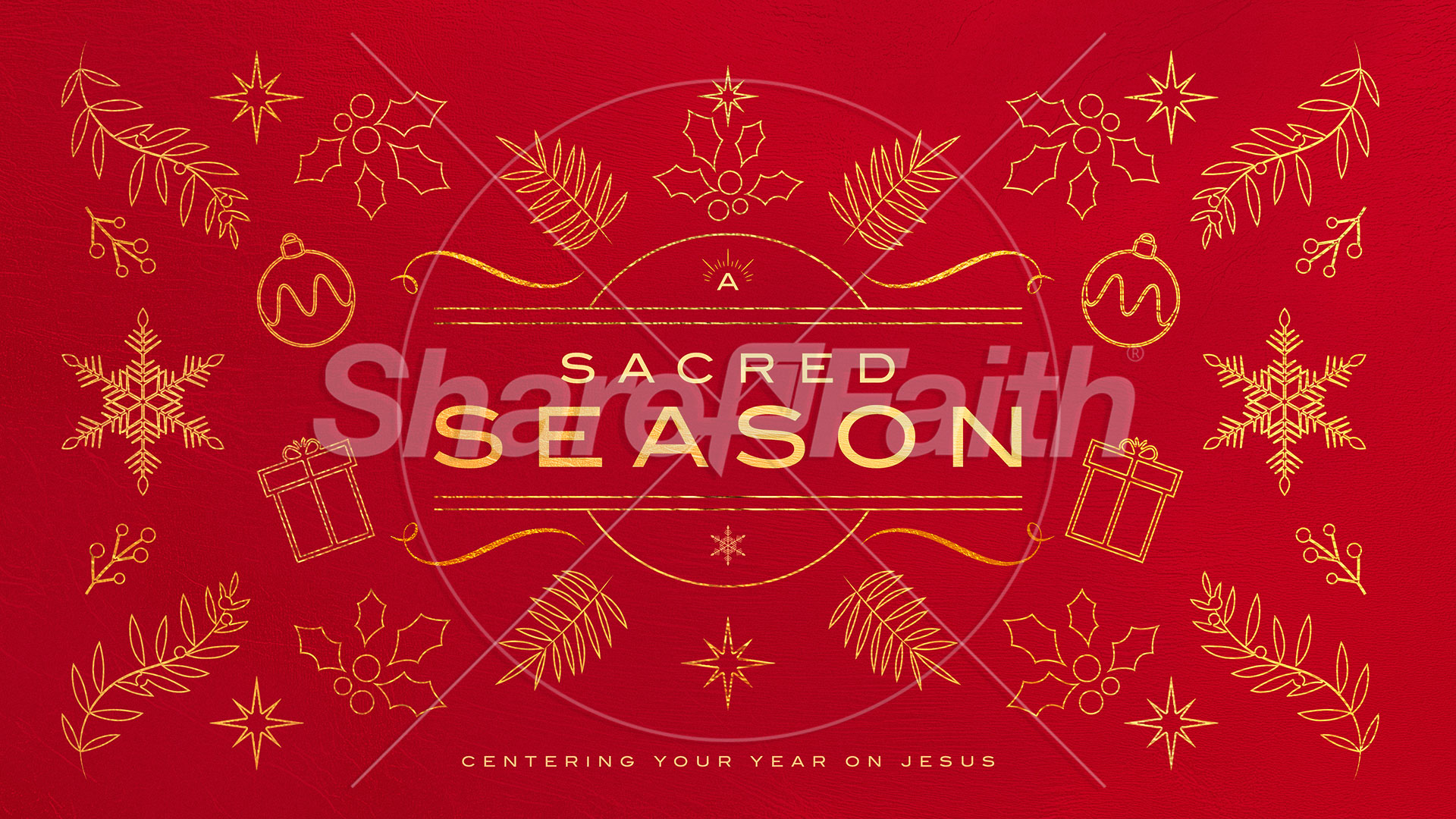 A Sacred Season: Title Graphic