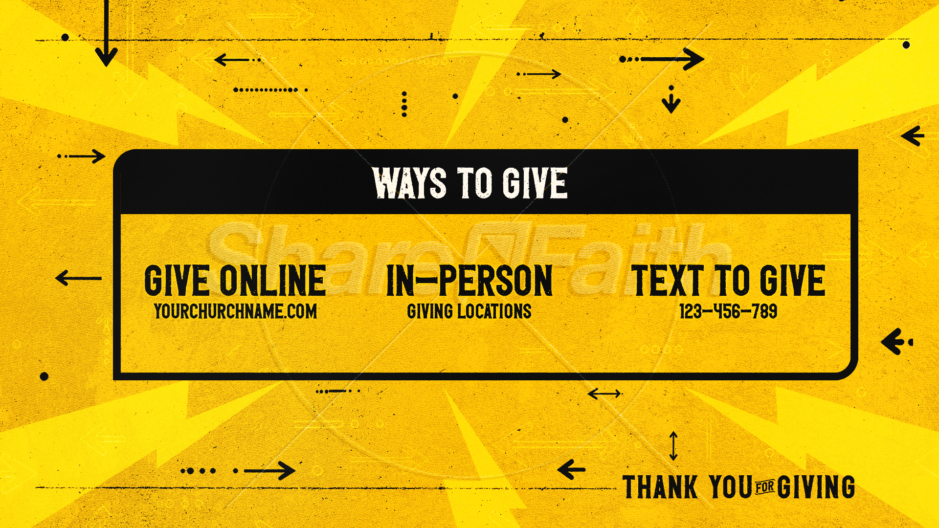 Move – Ways To Give: Title Graphics