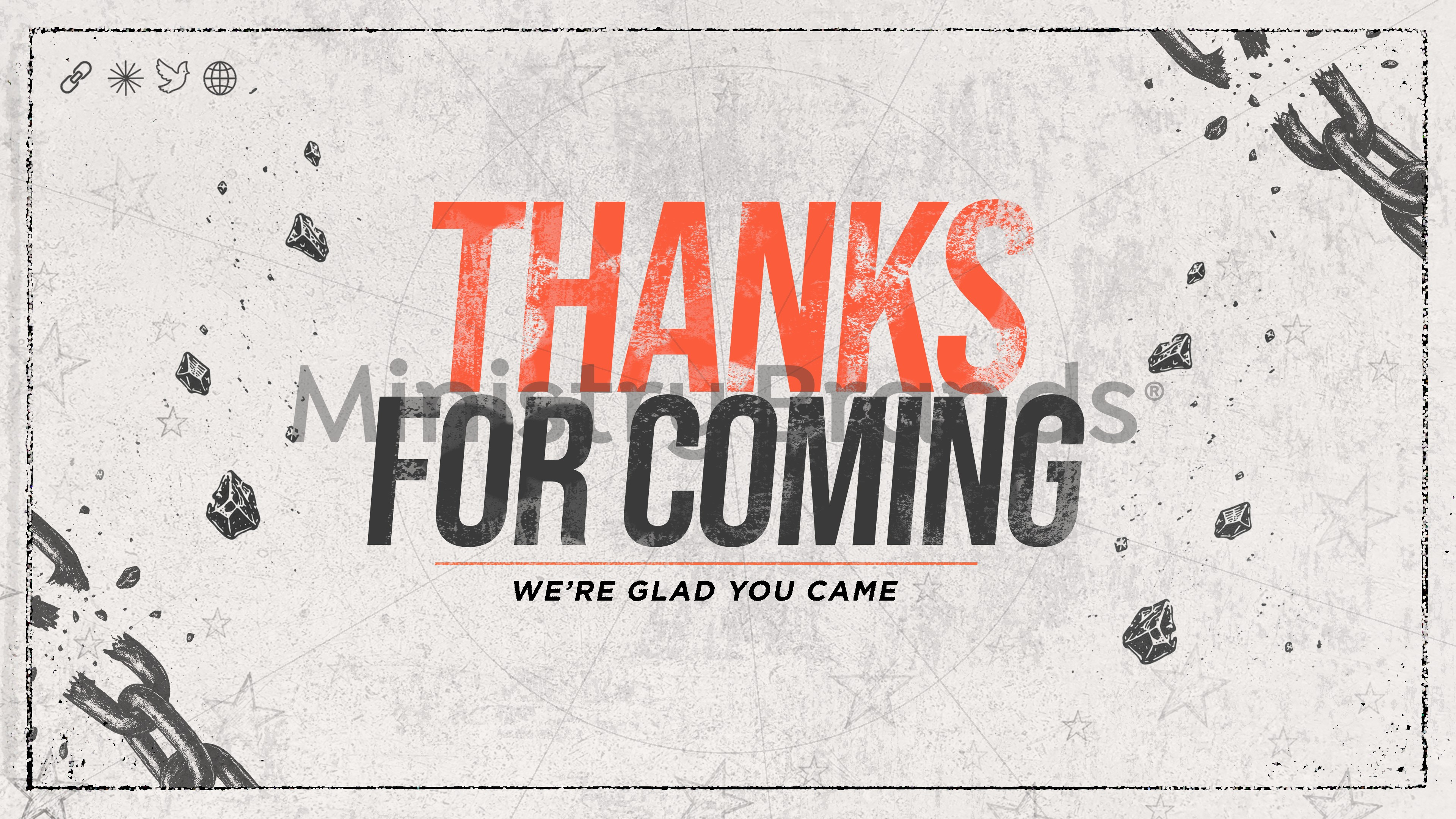 Free People Chain Breaking – Thank You: Title Graphics