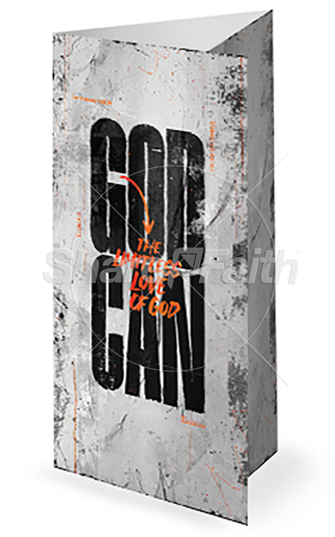 God Can: Trifold Bulletin Cover