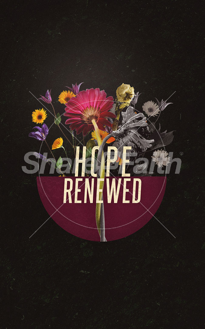 Hope Renewed: Bifold Bulletin Cover