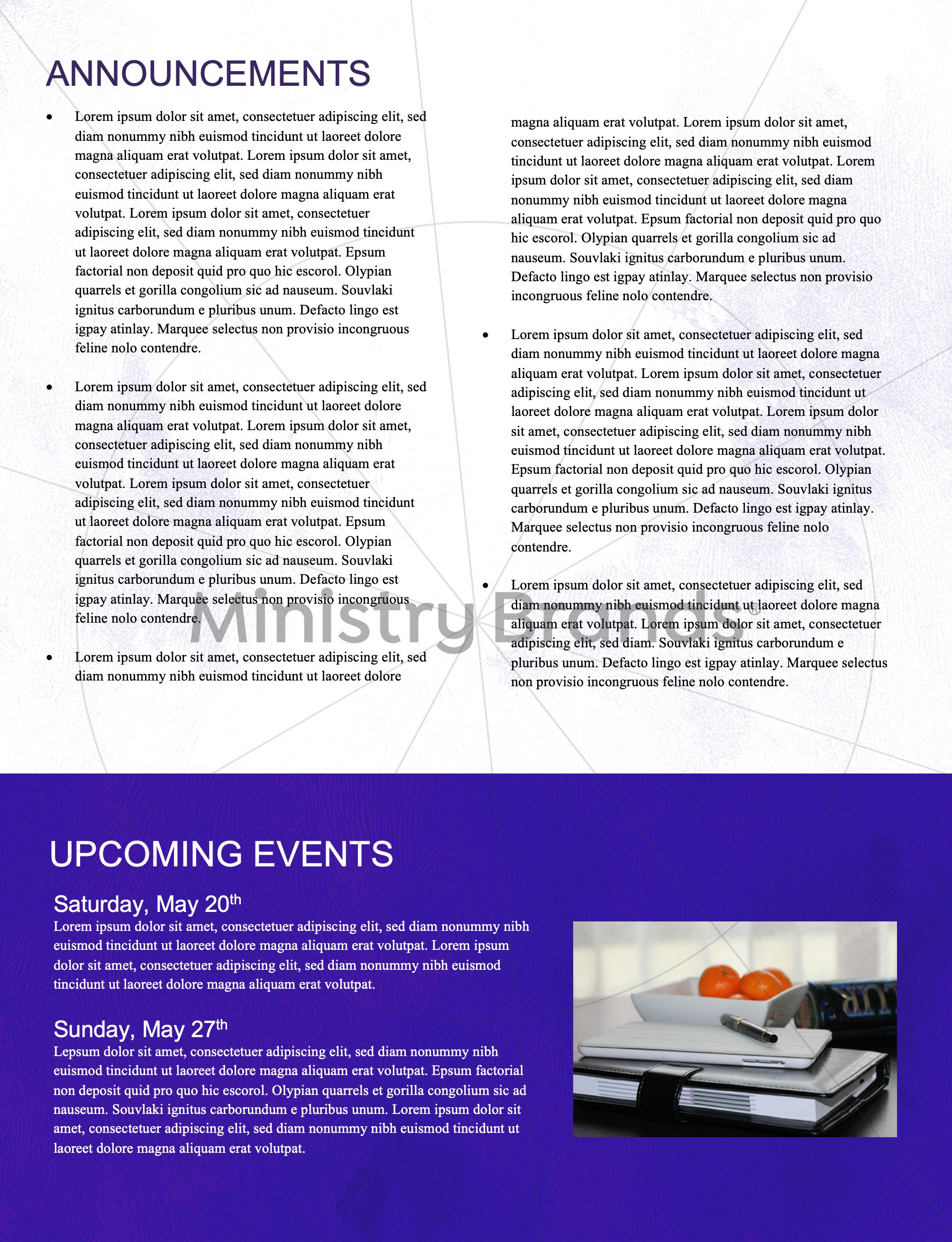 One Body Vibrant Mosaic: Newsletter