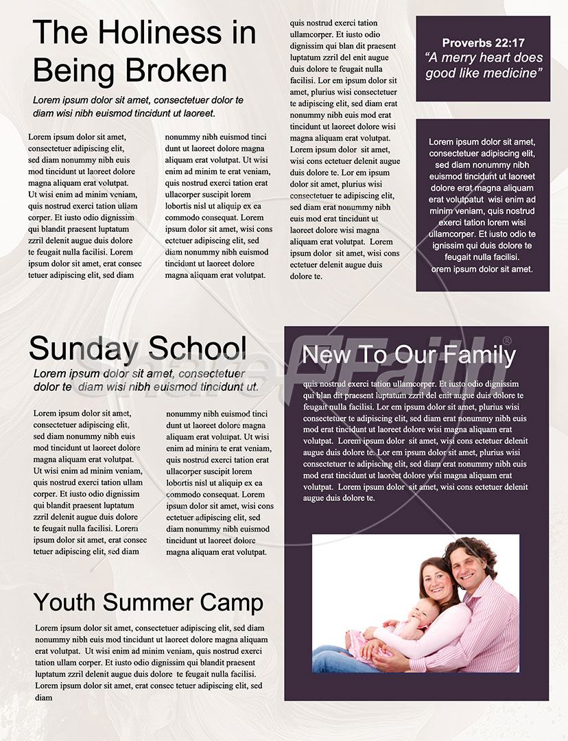 Easter Swirl: Newsletter