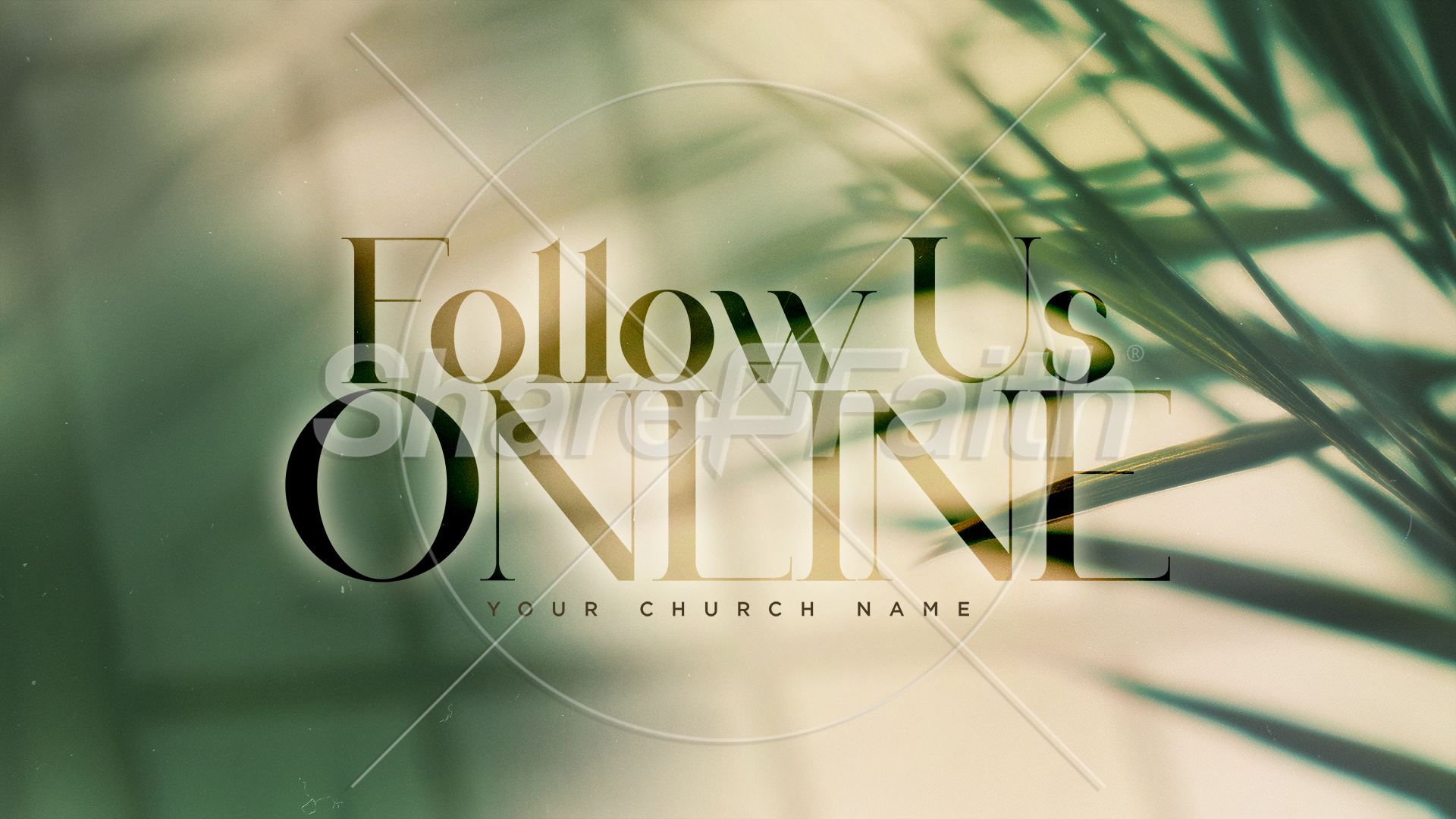 Palm Sunday – Green Palm Branches Follow Us Online: Title Graphics