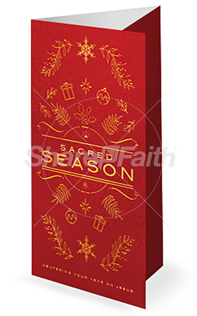 A Sacred Season: Trifold Bulletin Cover
