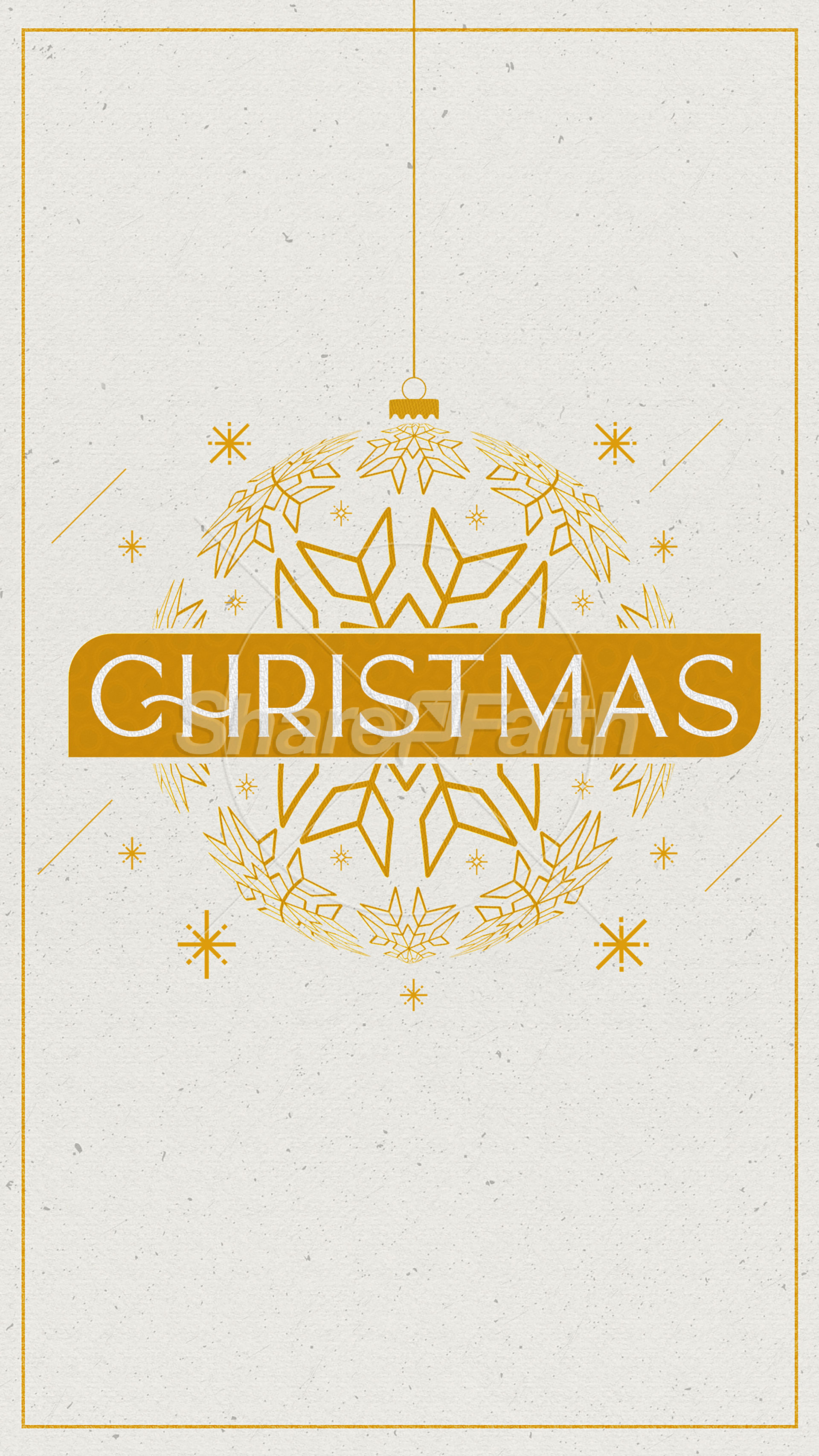 Golden Christmas: Social Media Graphics
