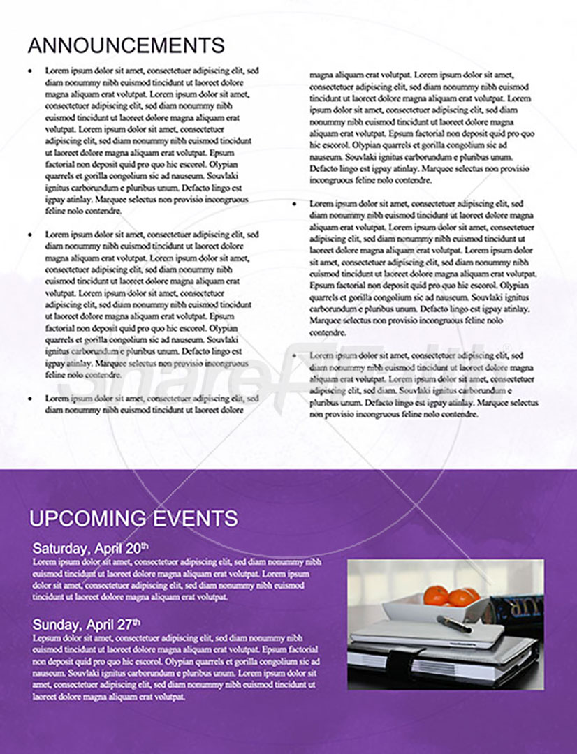 Easter Hills: Newsletter