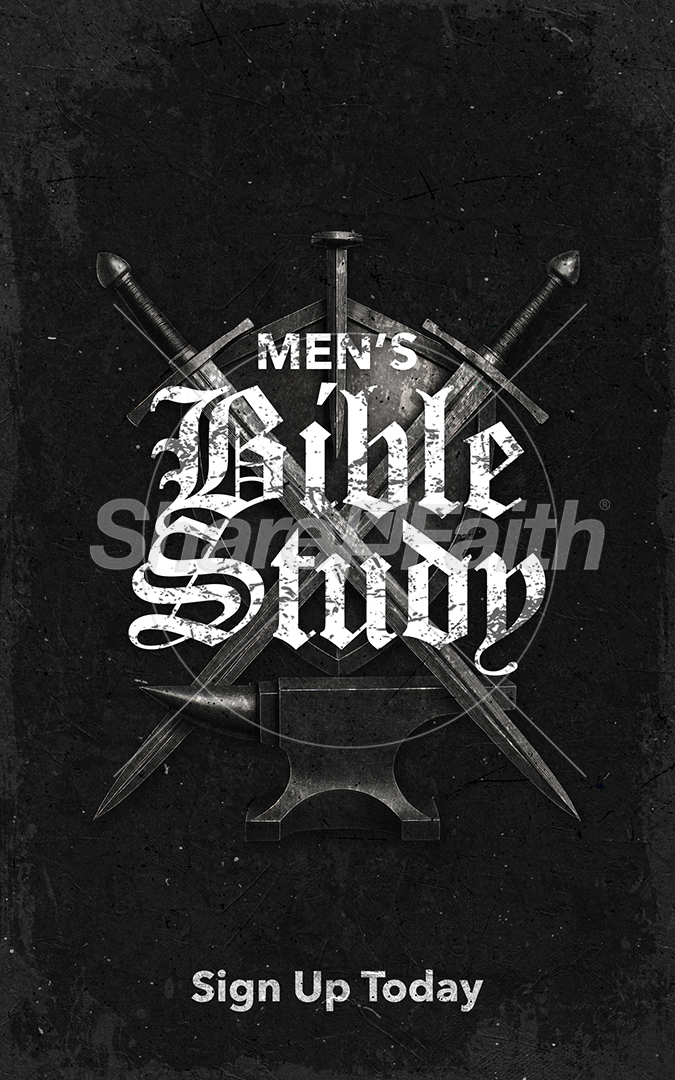 Men’s Bible Study: Bifold Bulletin Cover