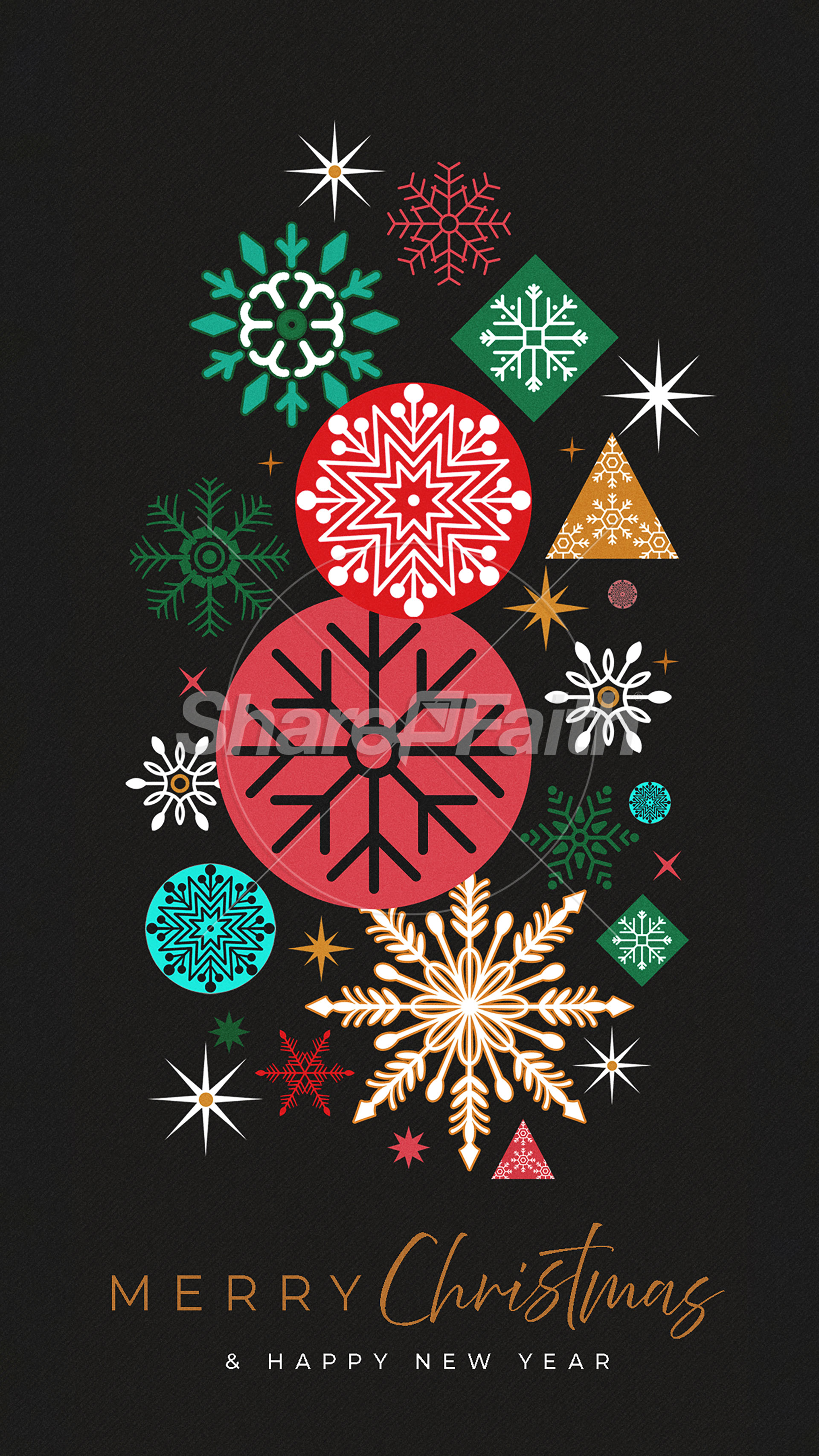 Merry Christmas & Happy New Year: Social Media Graphic