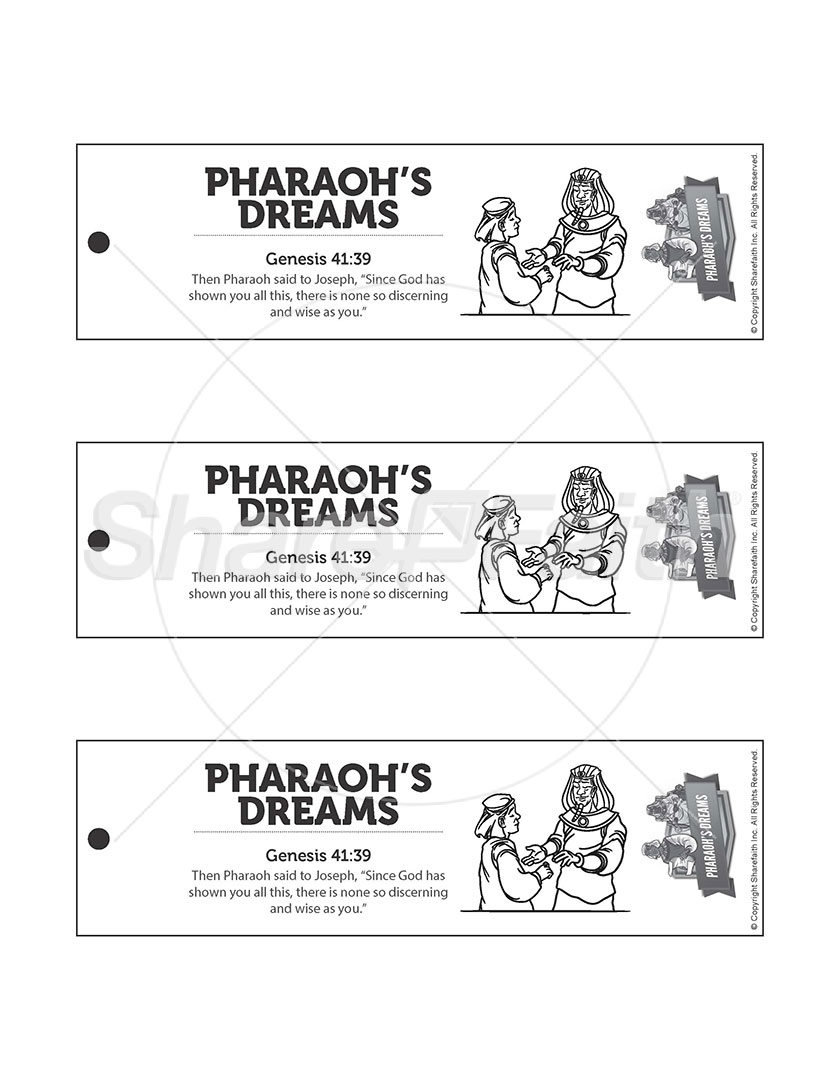 Genesis 41 Pharaoh’s Dreams: Bookmarks