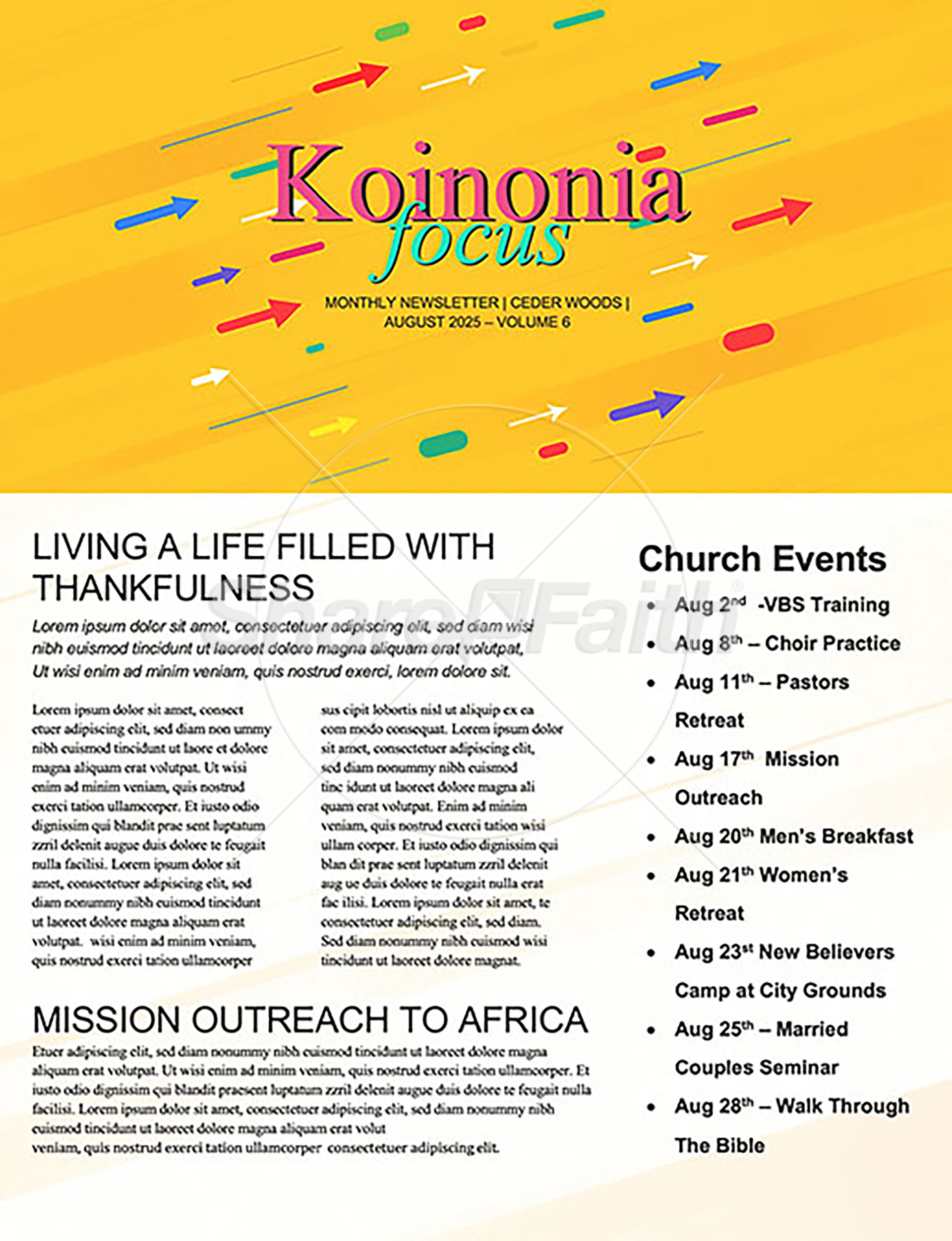 Let’s Go: Newsletter
