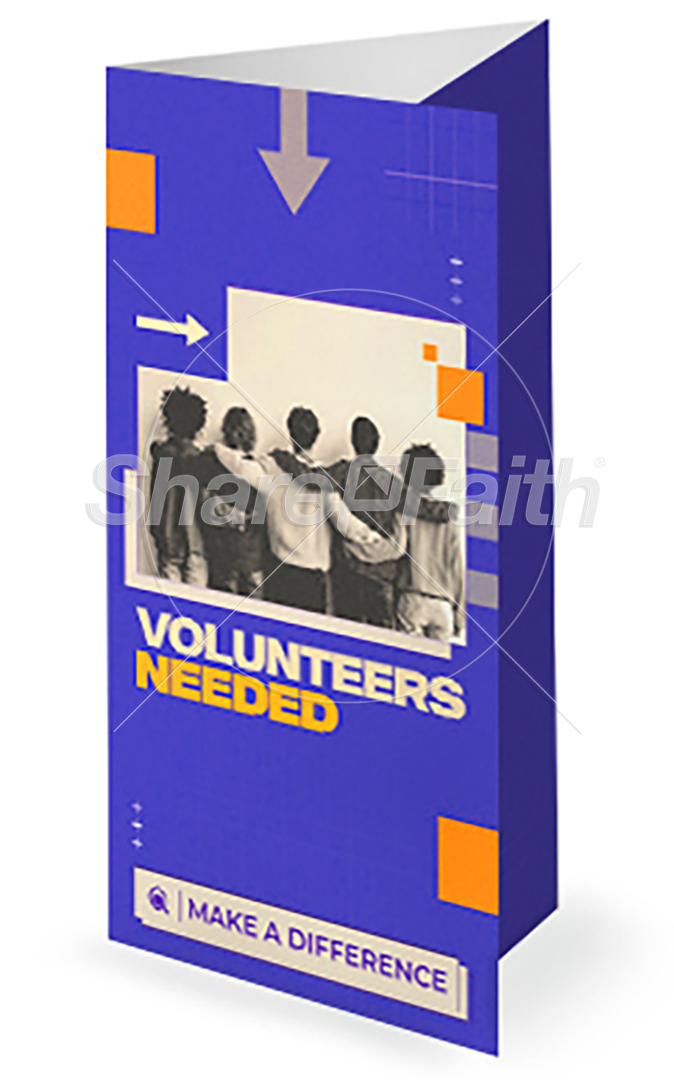 Volunteers Needed: Trifold Bulletin Cover
