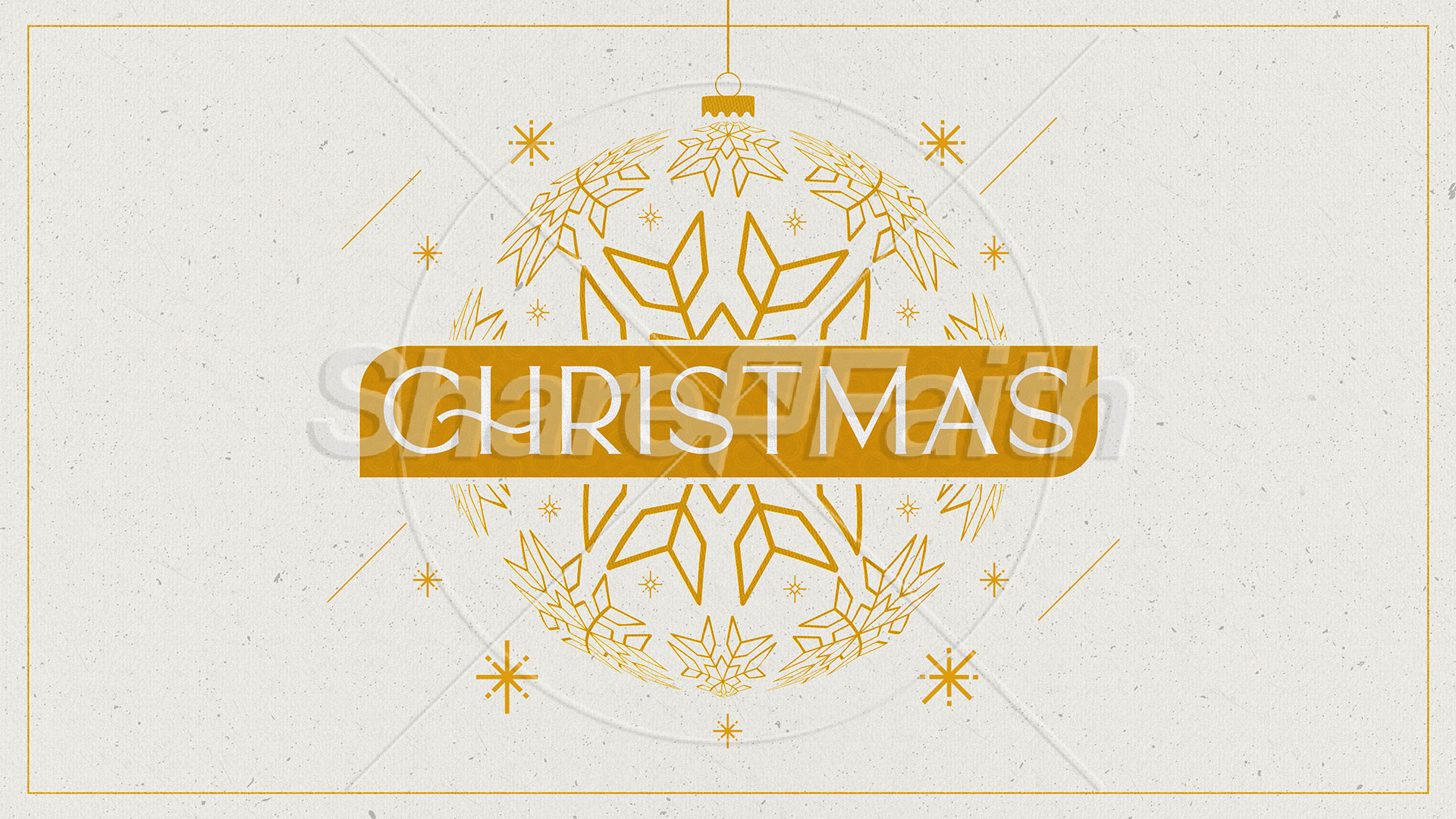 Golden Christmas: Social Media Graphics