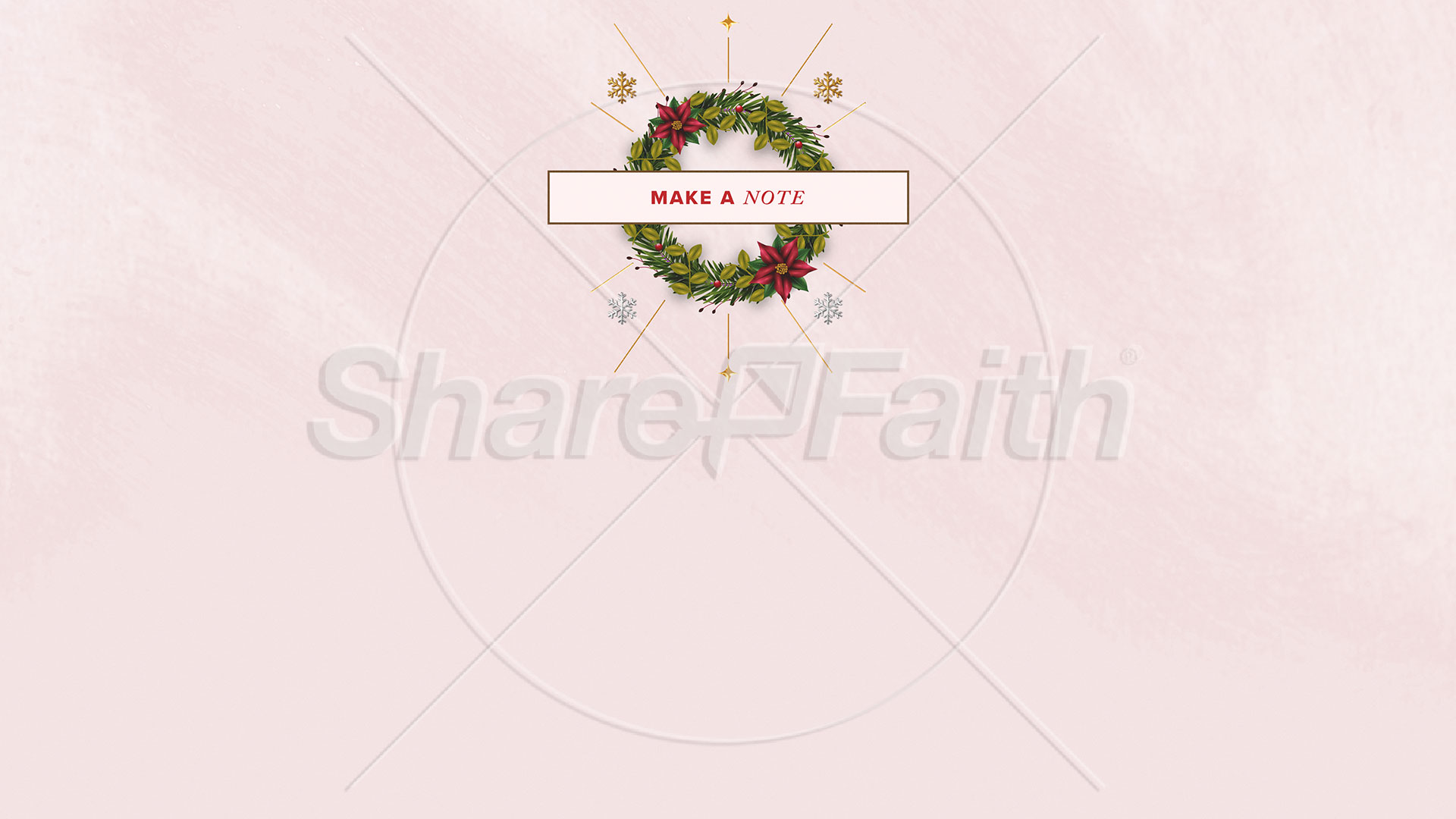 Christmas Prayer Service: Title Graphics